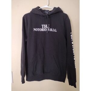 The notorious BIG men's black‎ hoodie size small